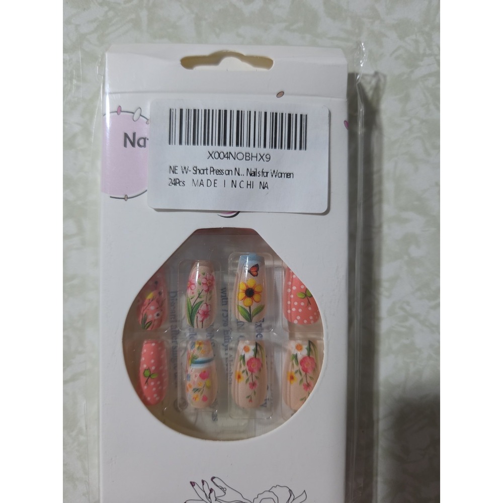 Press On Nails Flower‎ Design